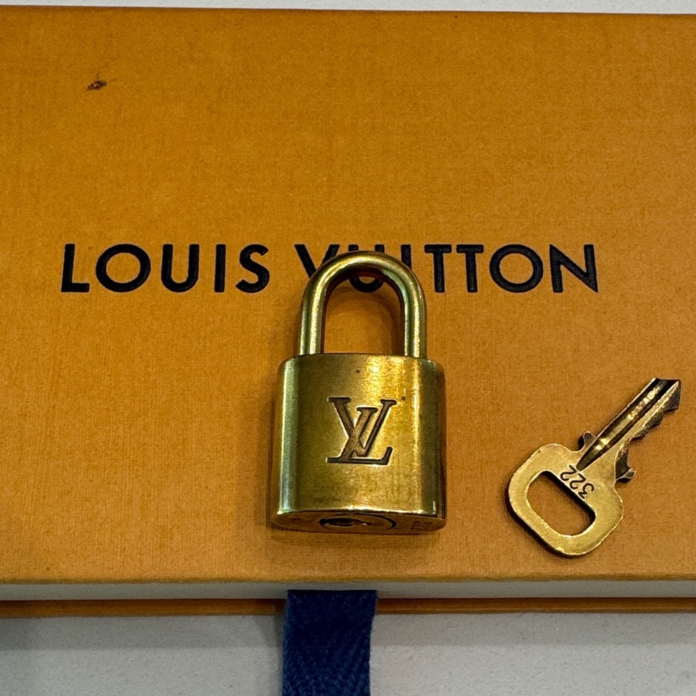 Louis Vuitton Brass Padlock with Key